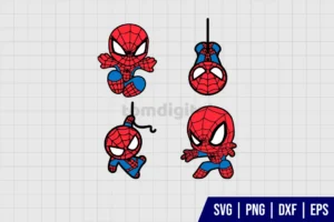 Baby Spiderman SVG Bundle