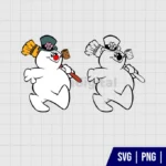 Frosty The Snowman Christmas Road SVG Files
