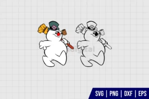 Frosty The Snowman Christmas Road SVG Files