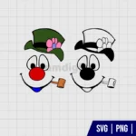 Frosty The Snowman Face SVG Files
