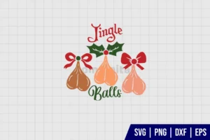 Funny Jingle Bells Christmas SVG