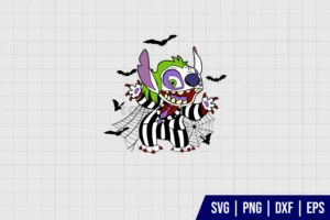 Joker Stitch SVG Vector