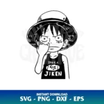 Luffy One piece svg cricut