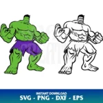 Marvel Hulk SVG Cricut