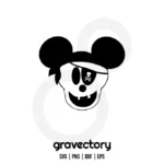Mickey Pirate SVG Free