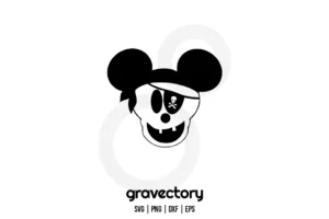 Mickey Pirate SVG Free