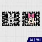 Minnie Mouse Wavy SVG