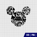 Star Wars Mickey Head SVG