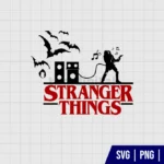 Stranger Things Eddie Munson Guitar SVG