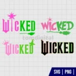 Wicked Logo SVG Files Bundle