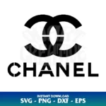 chanel logo stencil svg cricut