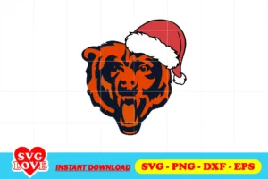 chicago bears christmas svg Gravectory