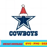 dallas cowboys christmas svg