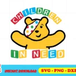 Pudsey Bear Children In Need SVG