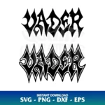 Vader Band Logo SVG Cricut