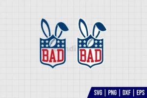 Bad Bunny NFL SVG