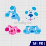 Blues Clues Head SVG