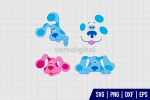 Blues Clues Head SVG