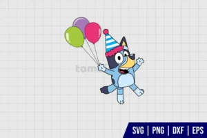 Bluey Birthday Party SVG