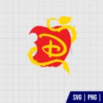 Descendants Apple SVG Layered