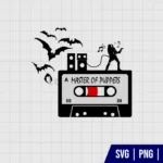 Eddie Munson Stranger Things Cassette SVG