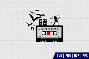 Eddie Munson Stranger Things Cassette SVG