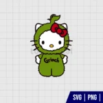 Hello Kitty Grinch SVG