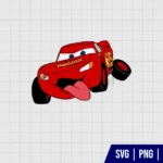 Lightning Mcqueen SVG Vector