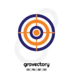 NERF Target SVG Free