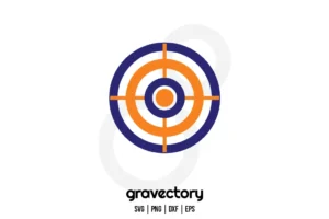 NERF Target SVG Free