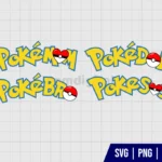 Pokemon Family SVG