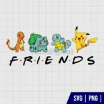 Pokemon Friends SVG Layered