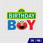 Sesame Street Birthday Boy SVG