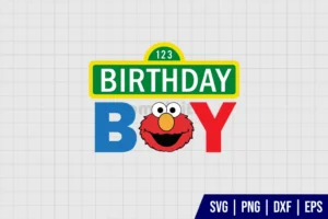 Sesame Street Birthday Boy SVG