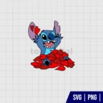 Stitch Valentines Day SVG
