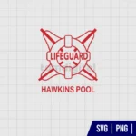 Stranger Things Hawkins Pool SVG