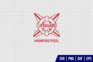 Stranger Things Hawkins Pool SVG