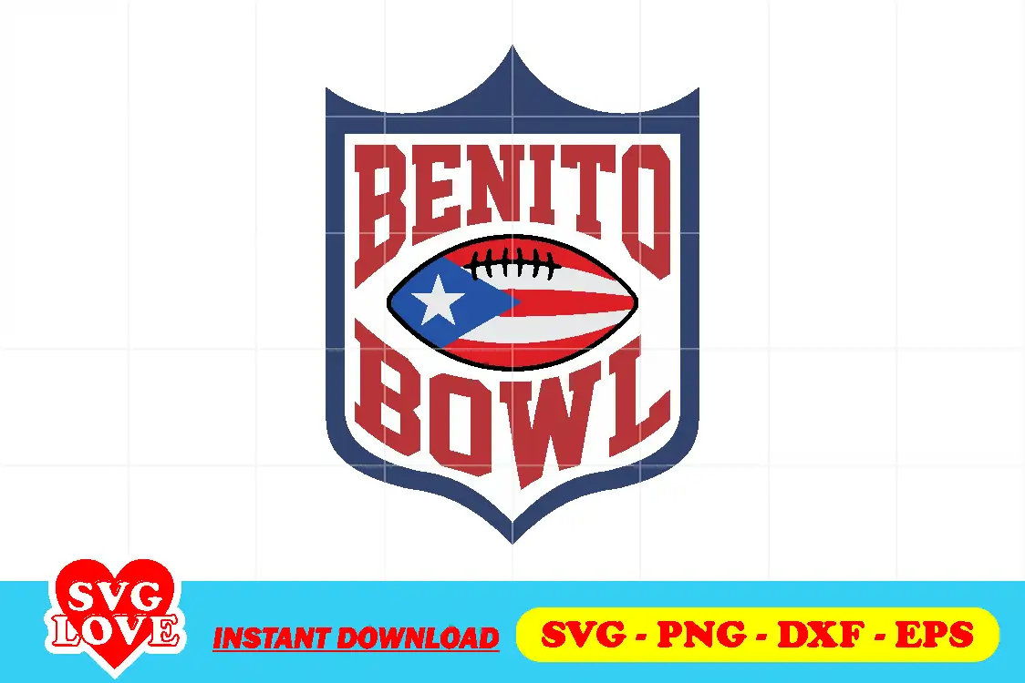 benito bowl svg bad bunny football svg benito bowl svg bad bunny football svg