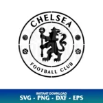 Chelsea Stencil Logo SVG Cut File