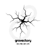 cracked wall vector svg free