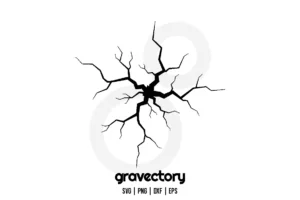 cracked wall vector svg free