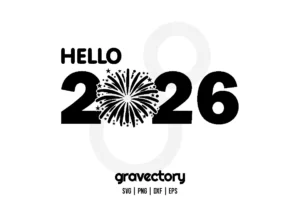 hello 2026 svg free