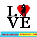 love couple svg cricut