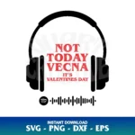 not today vecna its valentines day svg
