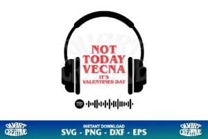 not today vecna its valentines day svg