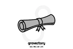 roll diploma vector svg free