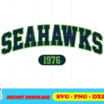 Seahawks 1976 SVG PNG Clipart