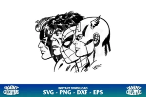 superhero avengers marvel svg cricut