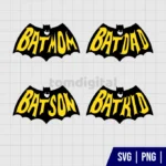 Batman Family SVG