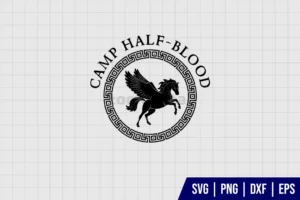 Camp Half Blood Logo SVG